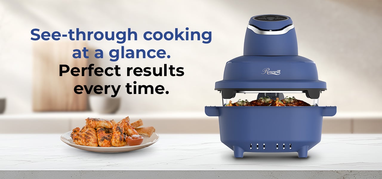 Rosewill 4-in-1 Portable Glass Air Fryer