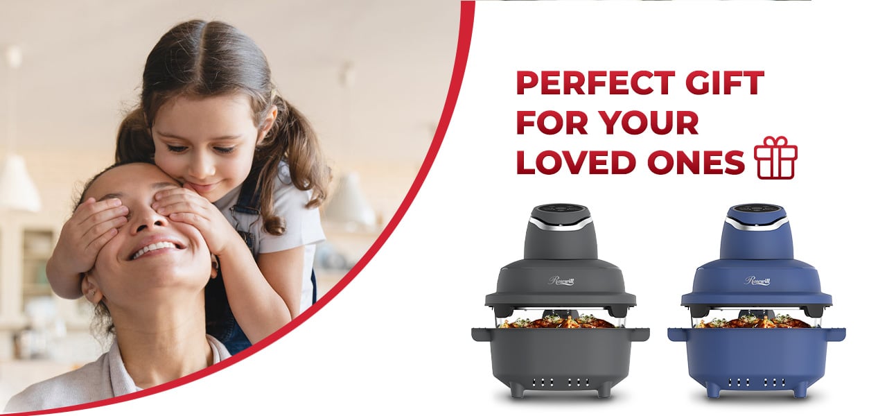 Rosewill 4-in-1 Portable Glass Air Fryer