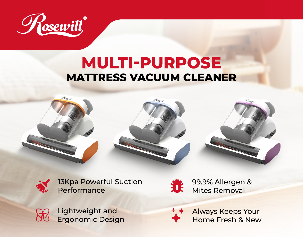 Rosewill Mattress Vacuum Cleaner