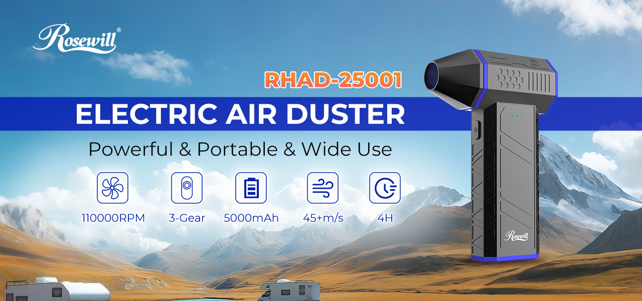 Rosewill Electric Air Duster-120000 RPM Super Power Cordless Compressed Air Duster