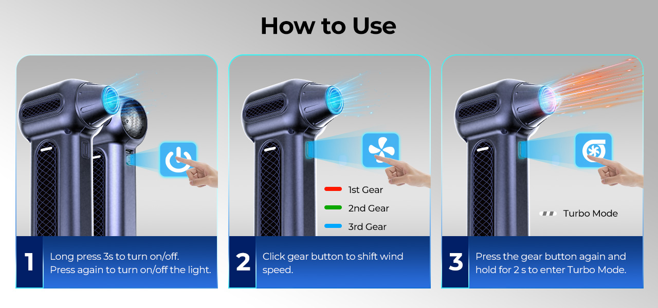 Rosewill RHAD-25003 Electric Air Duster