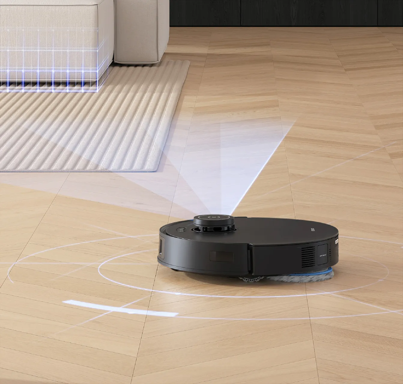 ECOVACS T30S PRO Robot Vacuum & Spinning Mop with Auto-Cleaning Station