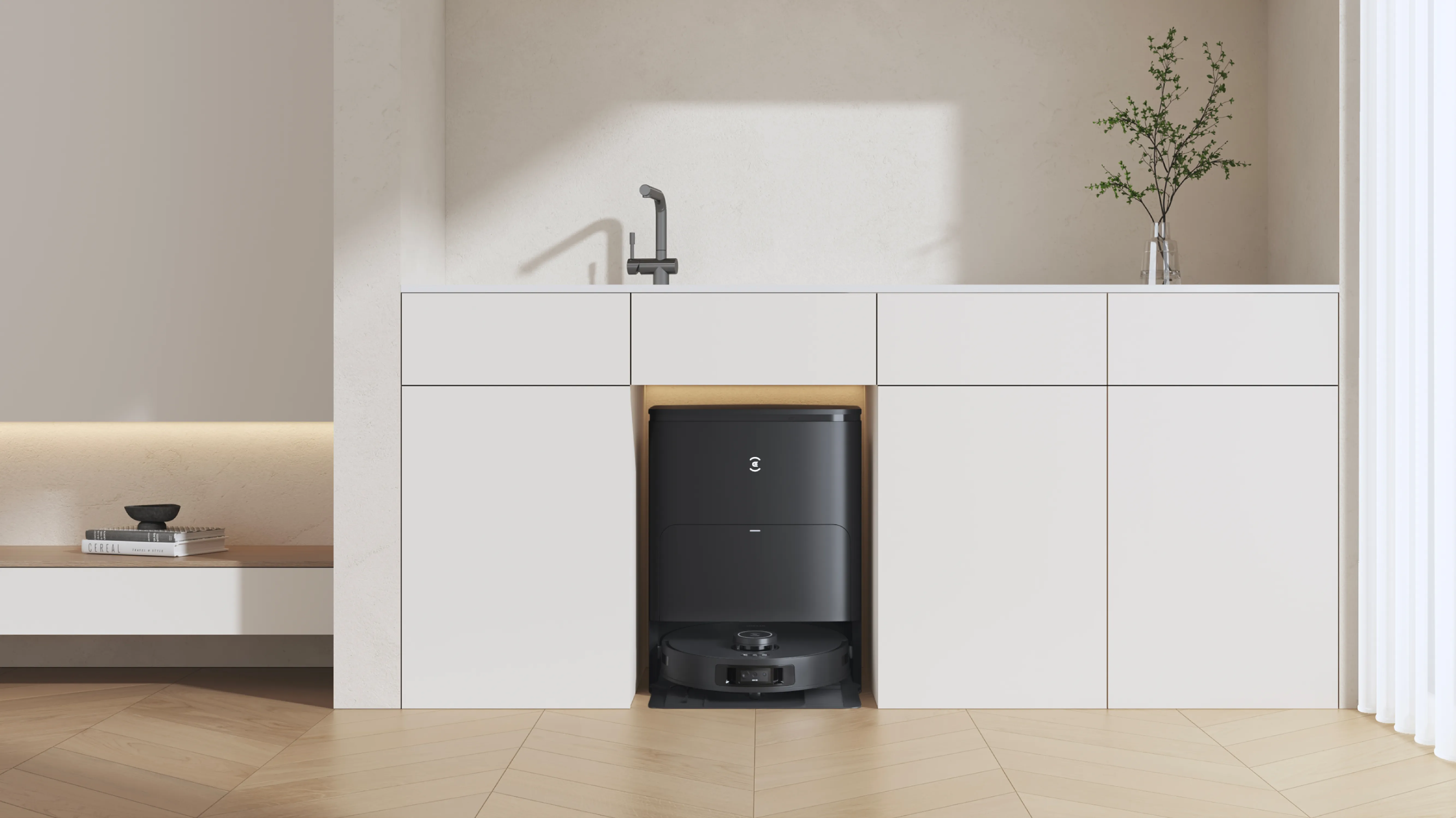 ECOVACS T30S PRO Robot Vacuum & Spinning Mop with Auto-Cleaning Station