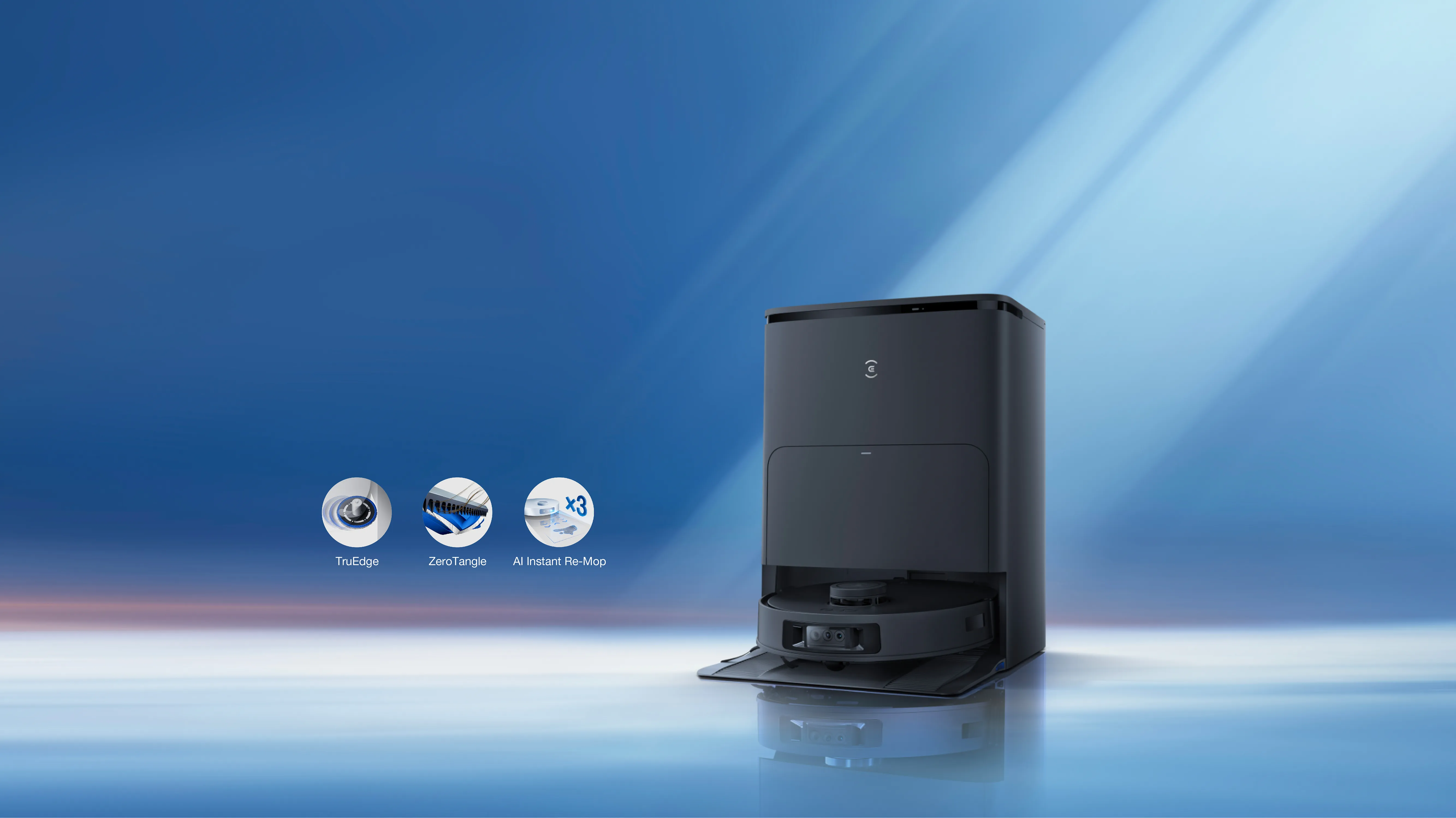 ECOVACS T30S PRO Robot Vacuum & Spinning Mop with Auto-Cleaning Station