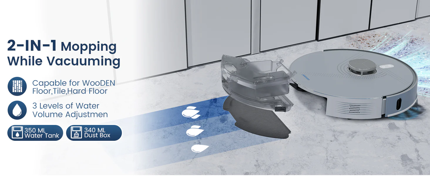 AIRROBO T25+/L50+ Robot Vacuum and Mop