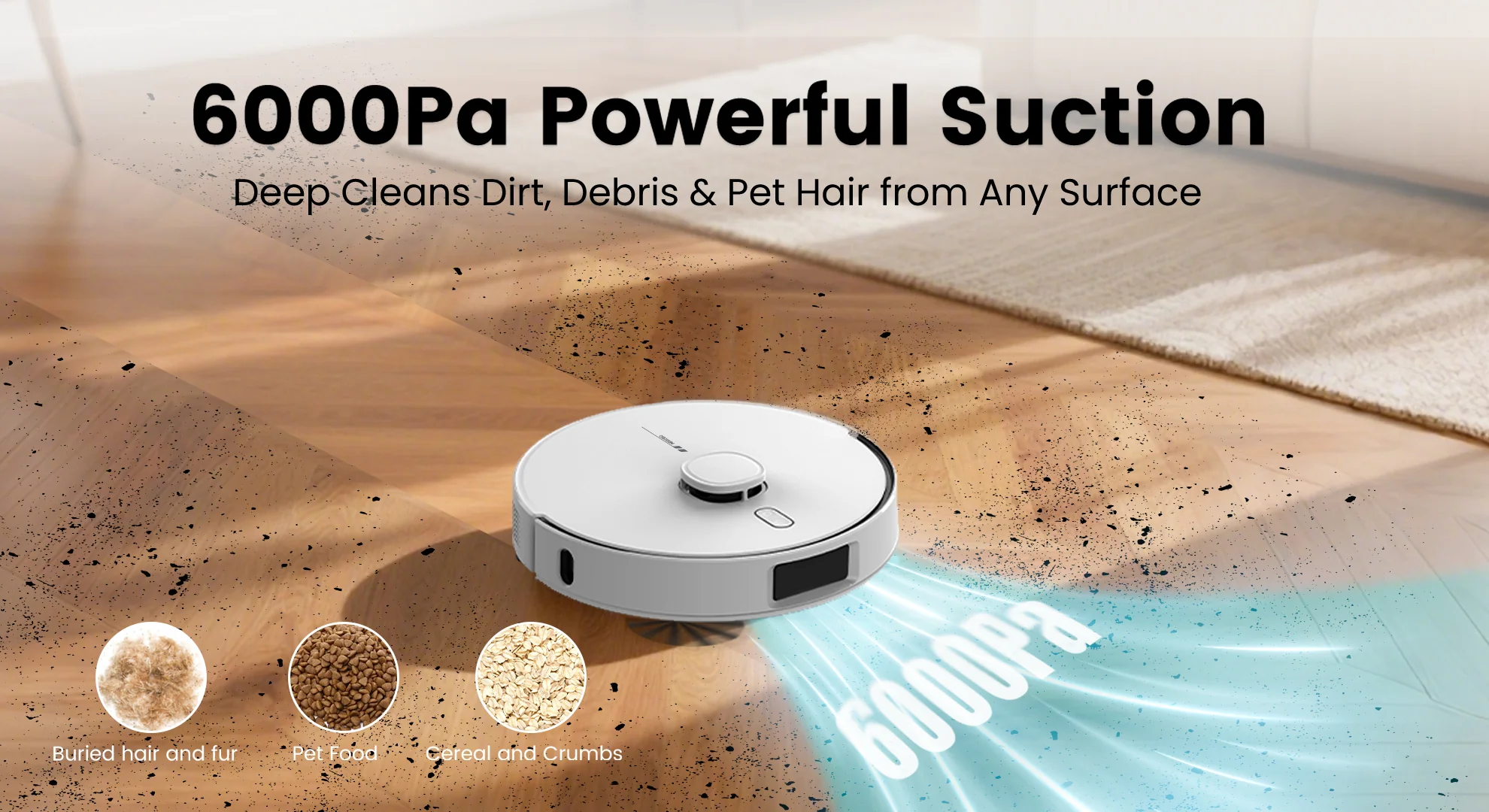 AIRROBO TBT50+ Robot Vacuum and Mop