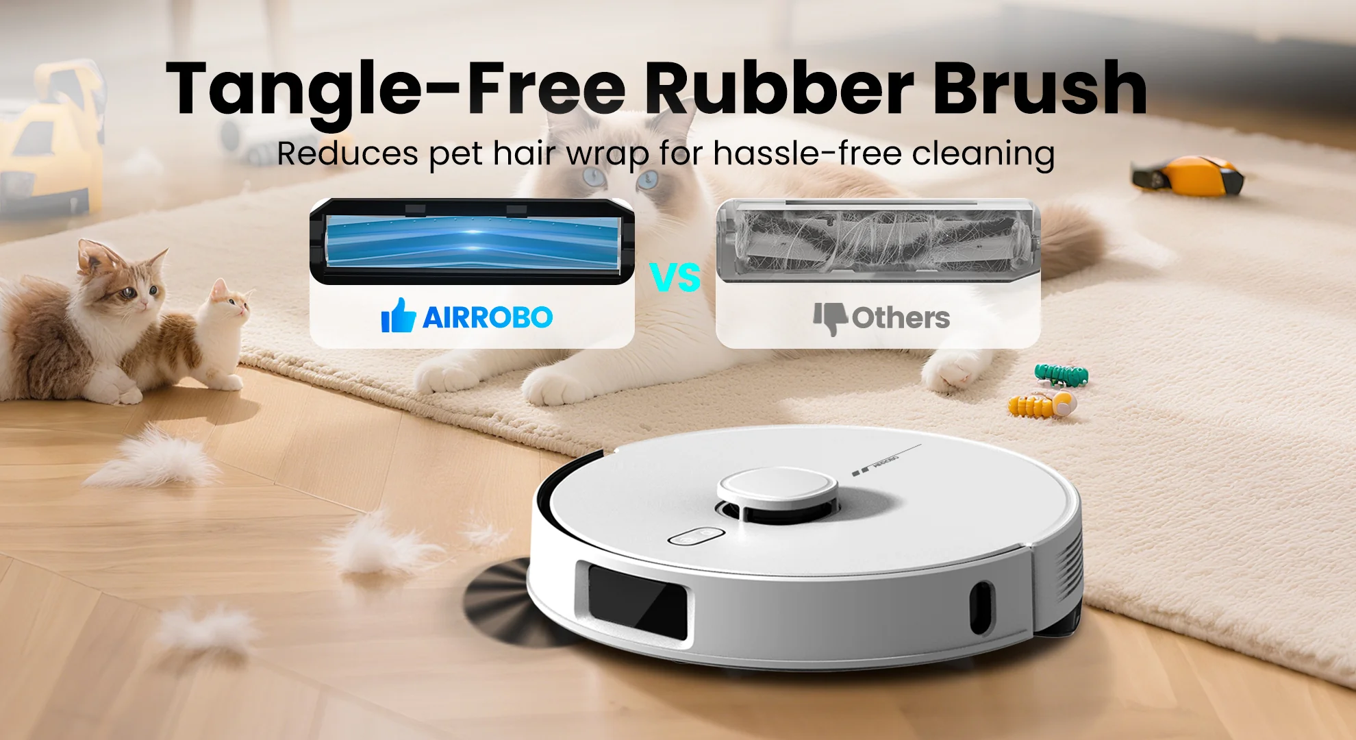 AIRROBO TBT50+ Robot Vacuum and Mop