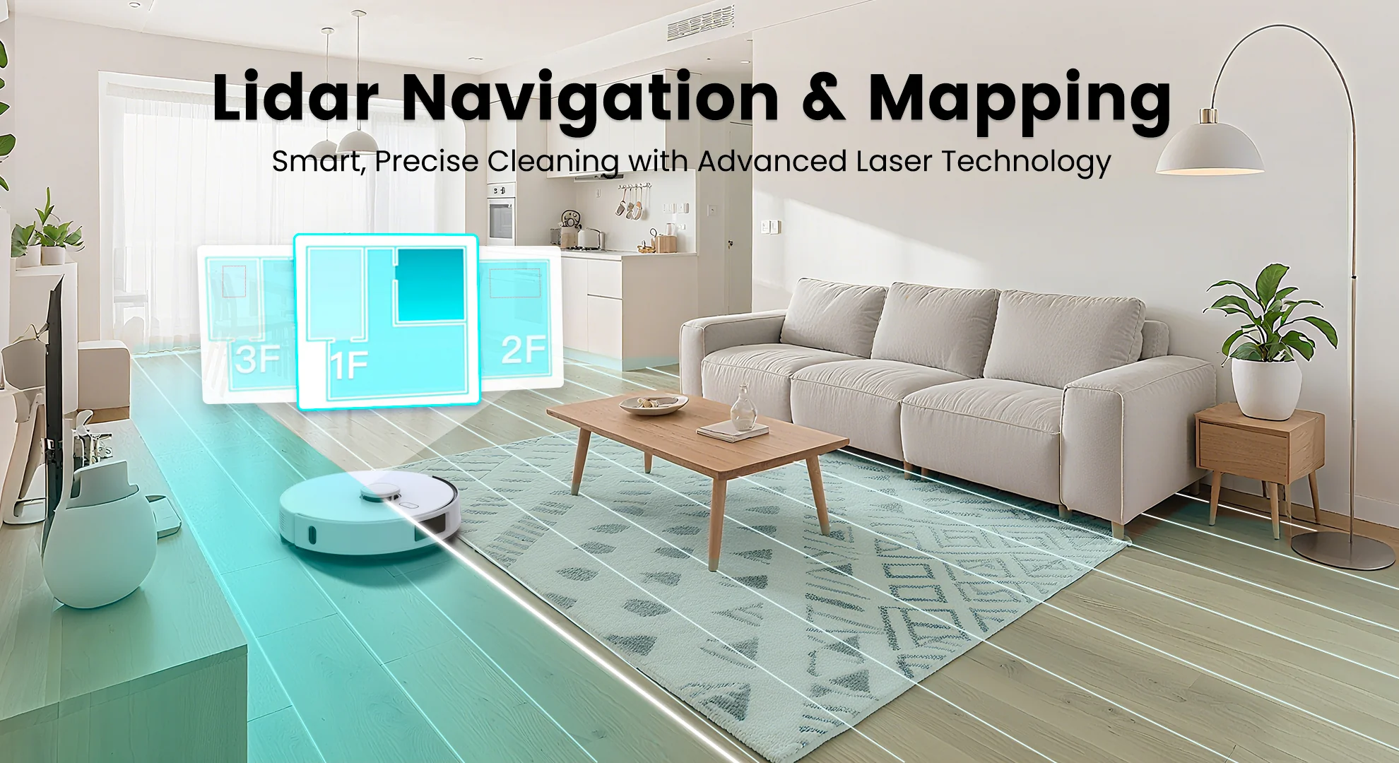 AIRROBO TBT50+ Robot Vacuum and Mop