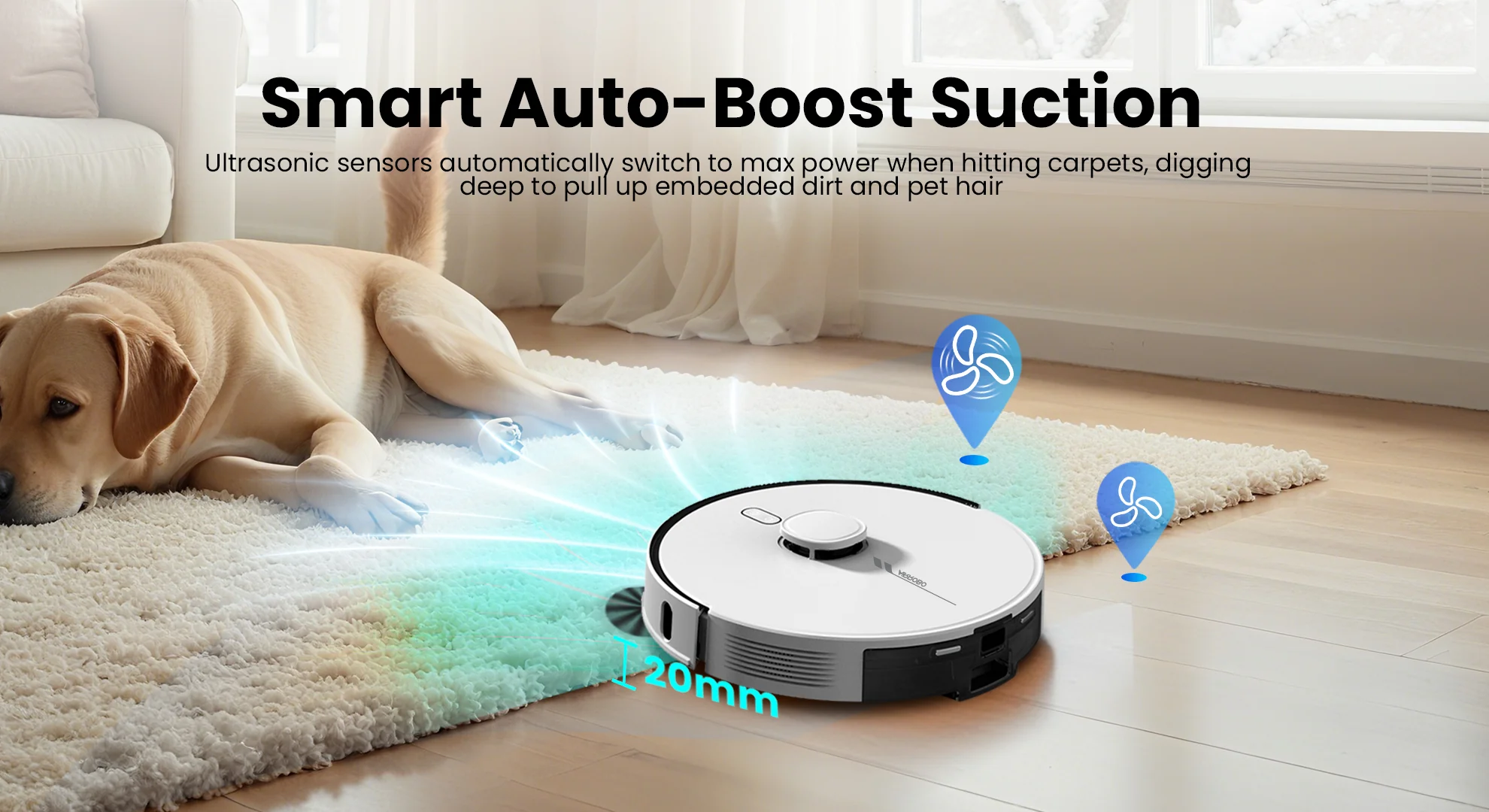 AIRROBO TBT50+ Robot Vacuum and Mop