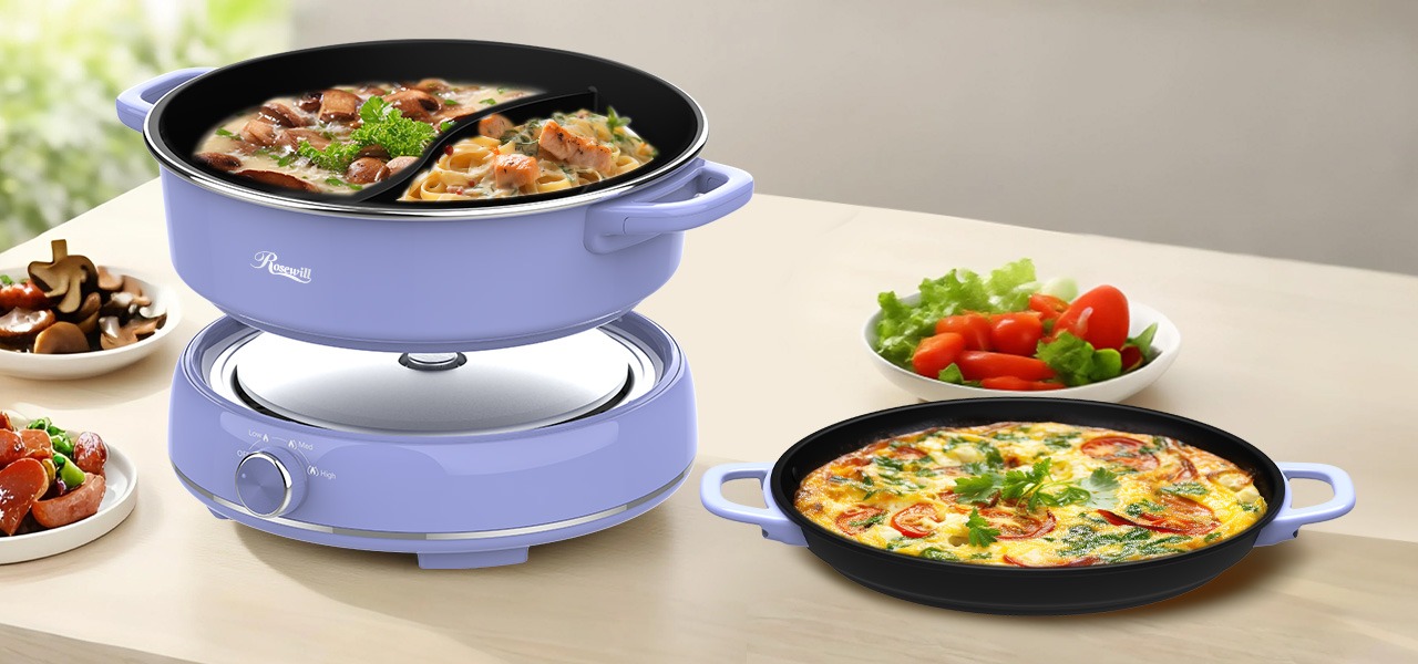 Rosewill 12.7 QT Electric Hot Pot Accessory Kit