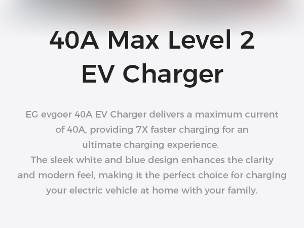 EG evgoer 40A Level 2 EV Charger
