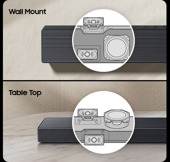 Samsung Q-series Soundbar HW-QS700F 3.1.2CH Wireless Smart Sound Bar and Subwoofer