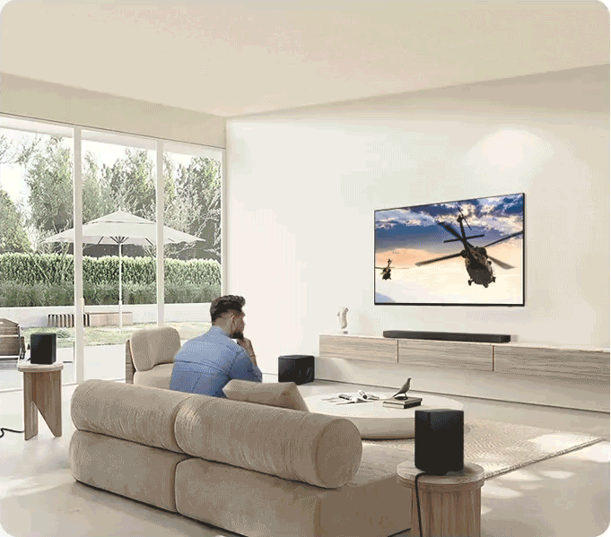 Samsung Q-series Soundbar HW-QS700F 3.1.2CH Wireless Smart Sound Bar and Subwoofer