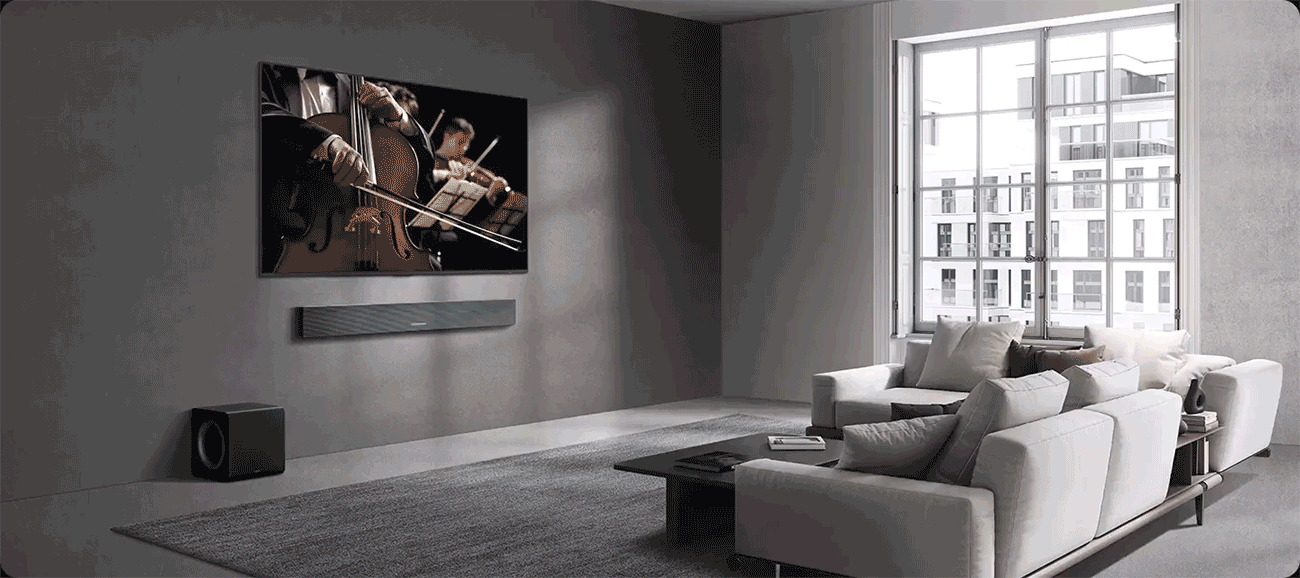 Samsung Q-series Soundbar HW-QS700F 3.1.2CH Wireless Smart Sound Bar and Subwoofer