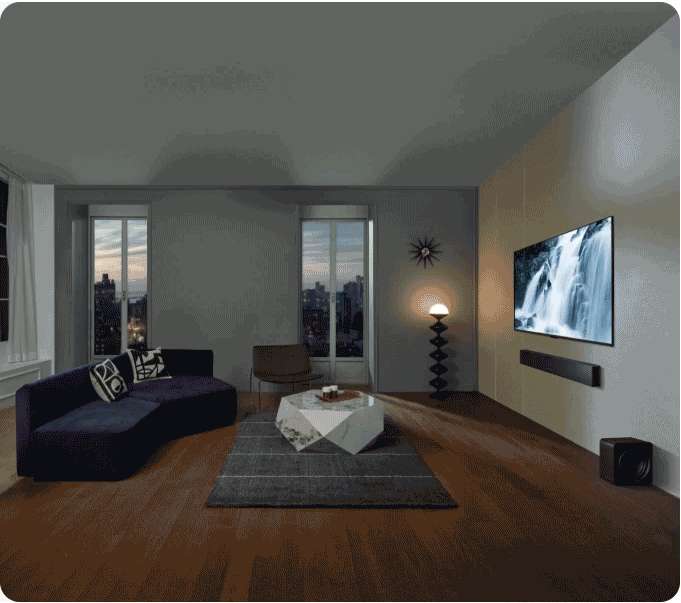 Samsung Q-series Soundbar HW-QS700F 3.1.2CH Wireless Smart Sound Bar and Subwoofer