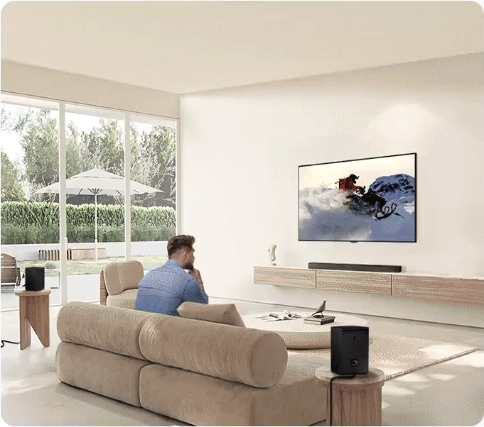 Samsung B Series Soundbar 5.1 Channel DTS Virtual:X with Subwoofer