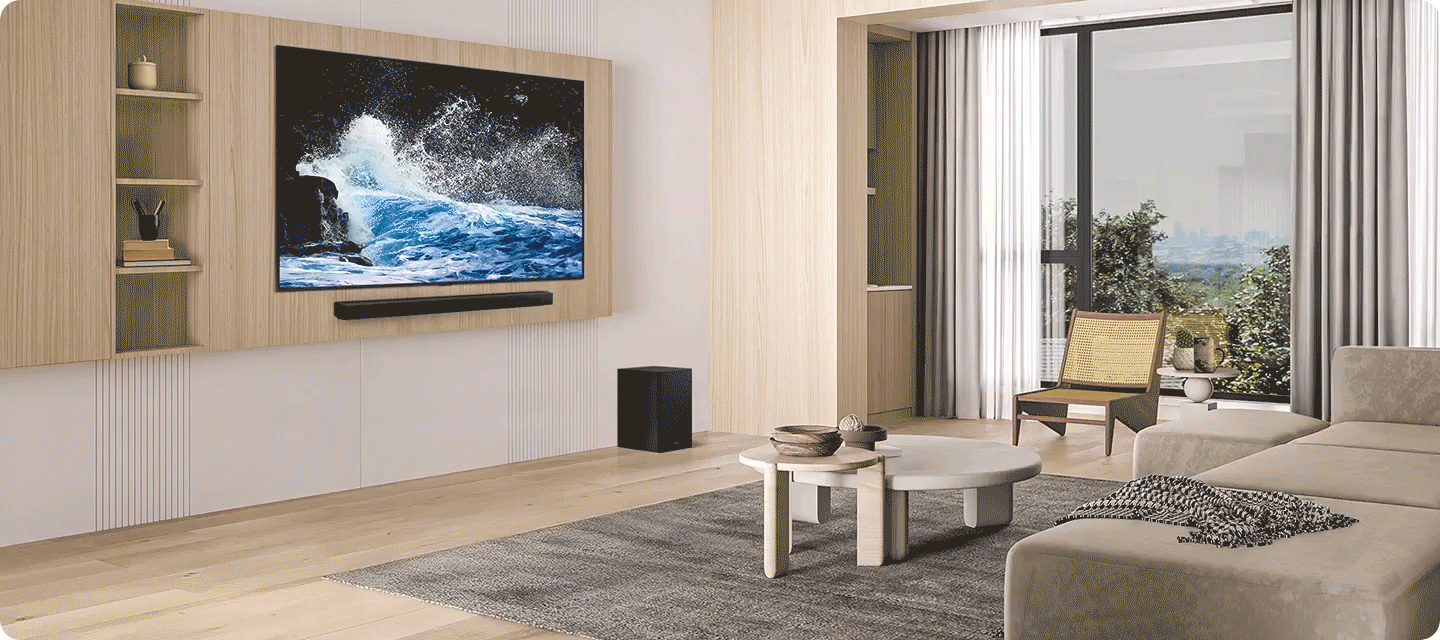 Samsung B Series Soundbar 5.1 Channel DTS Virtual:X with Subwoofer