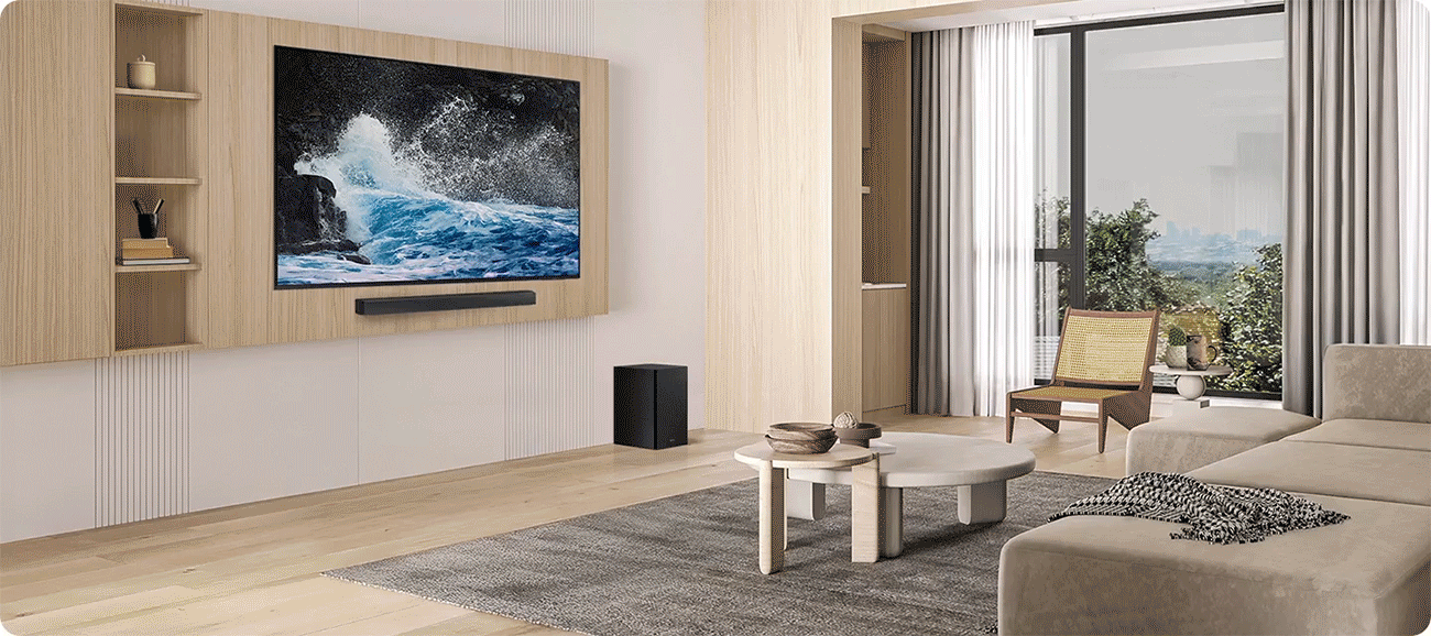 Samsung B-Series Soundbar HW-B630F 3.1 ch DTS Virtual:X Soundbar with Subwoofer
