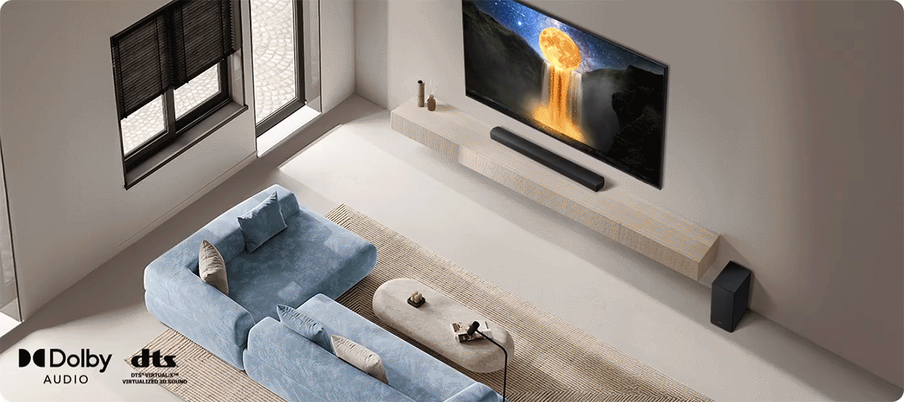 Samsung B-Series Soundbar HW-B630F 3.1 ch DTS Virtual:X Soundbar with Subwoofer