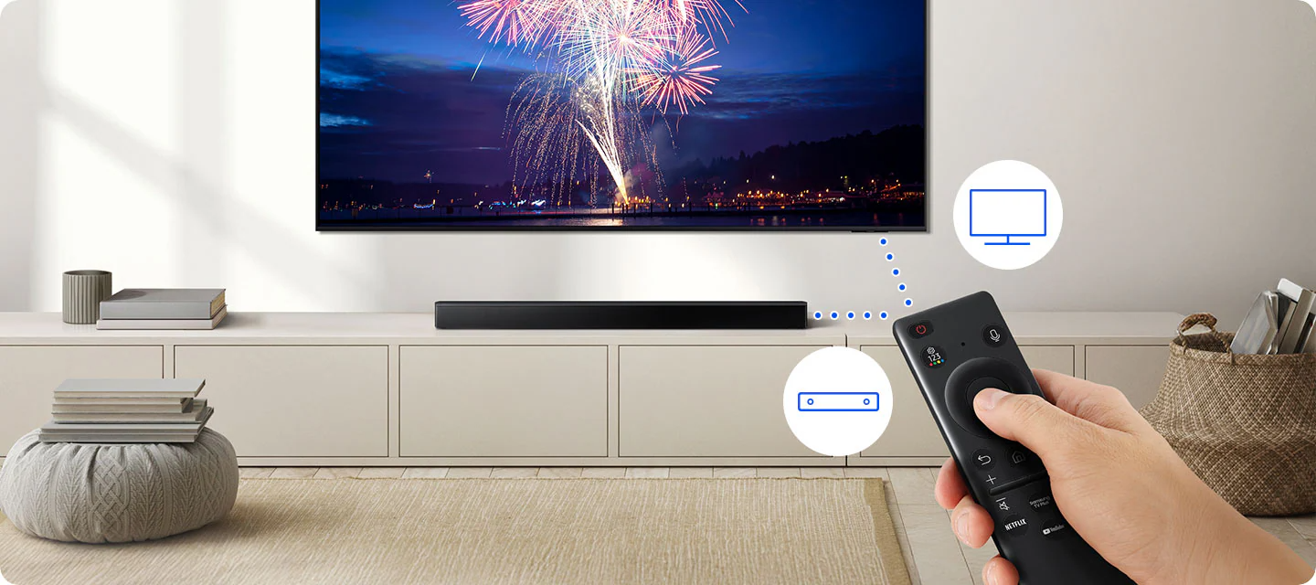 Samsung B-Series Soundbar HW-B630F 3.1 ch DTS Virtual:X Soundbar with Subwoofer