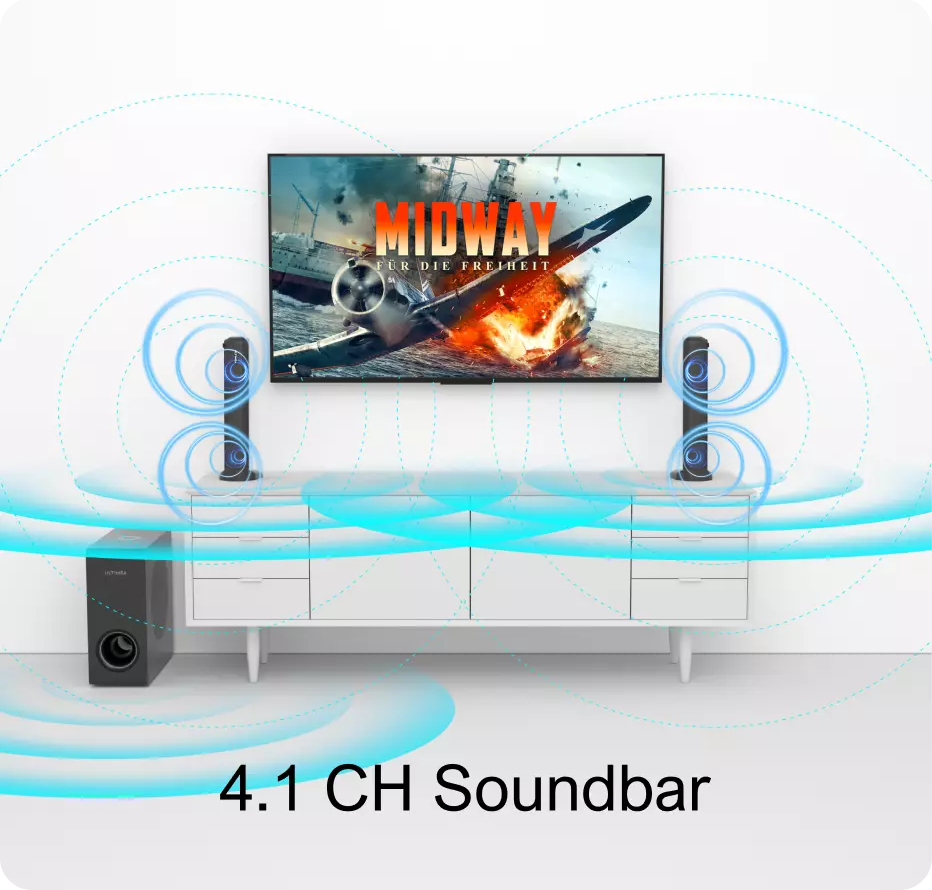 Ultimea Apollo S50 Detachable 4.1CH Bluetooth Soundbar