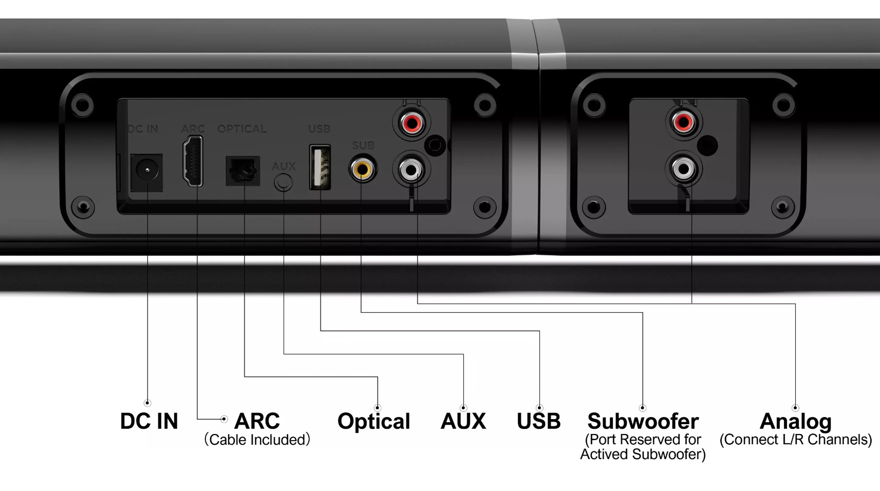 Ultimea Apollo S50 Detachable 4.1CH Bluetooth Soundbar