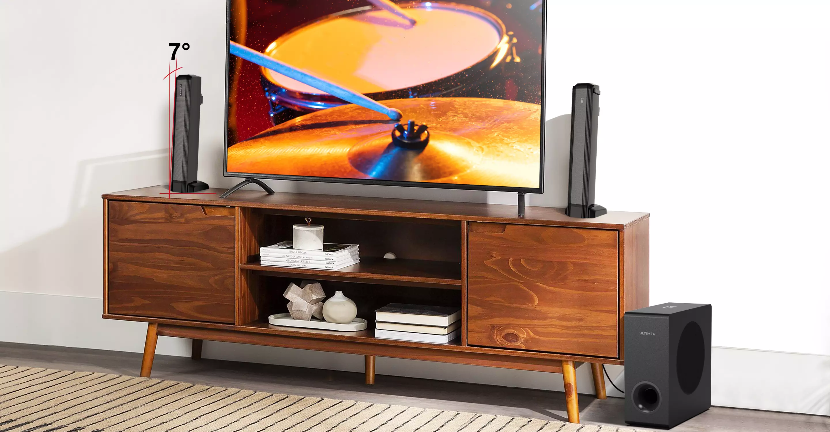 Ultimea Apollo S50 Detachable 4.1CH Bluetooth Soundbar