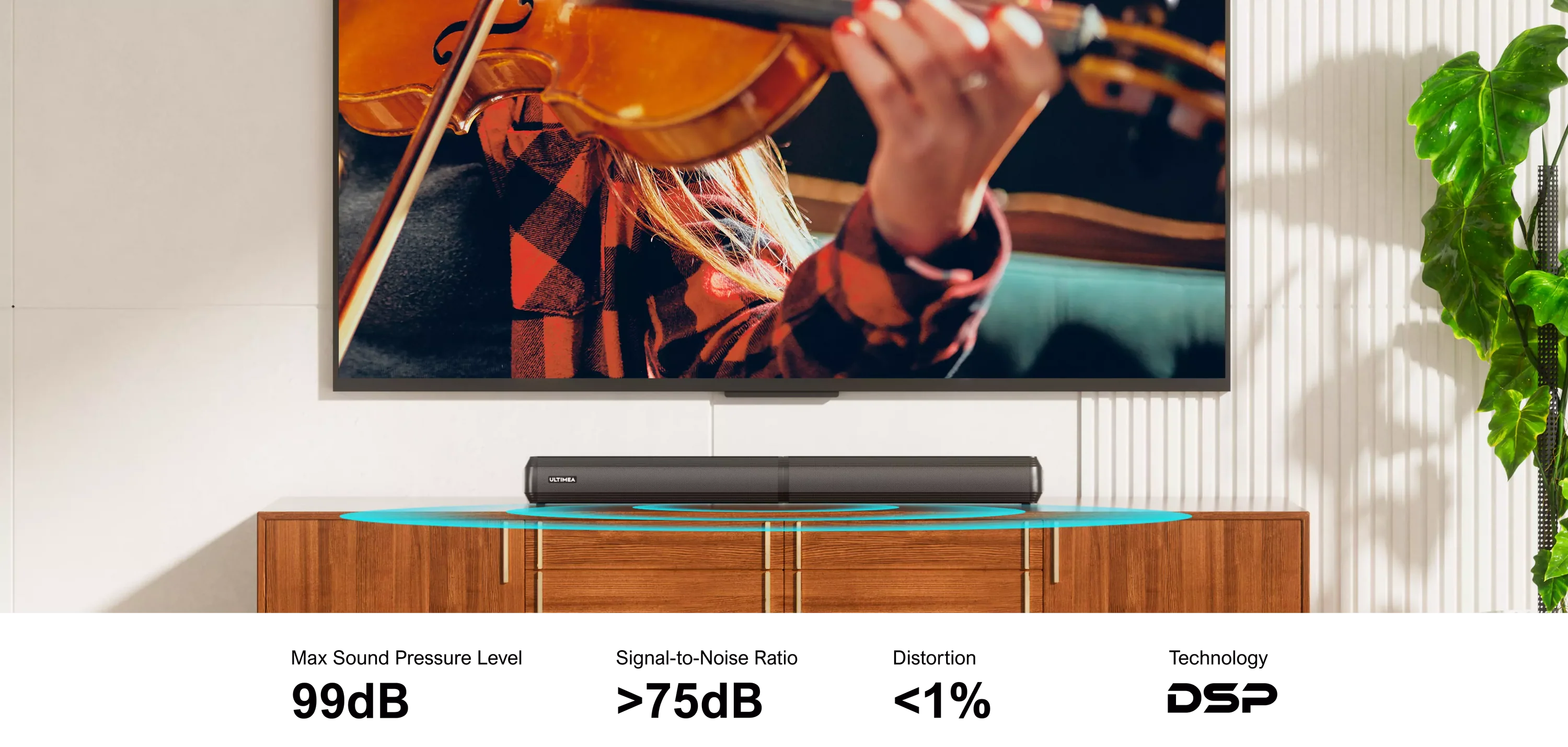 Ultimea Apollo S50 Detachable 4.1CH Bluetooth Soundbar