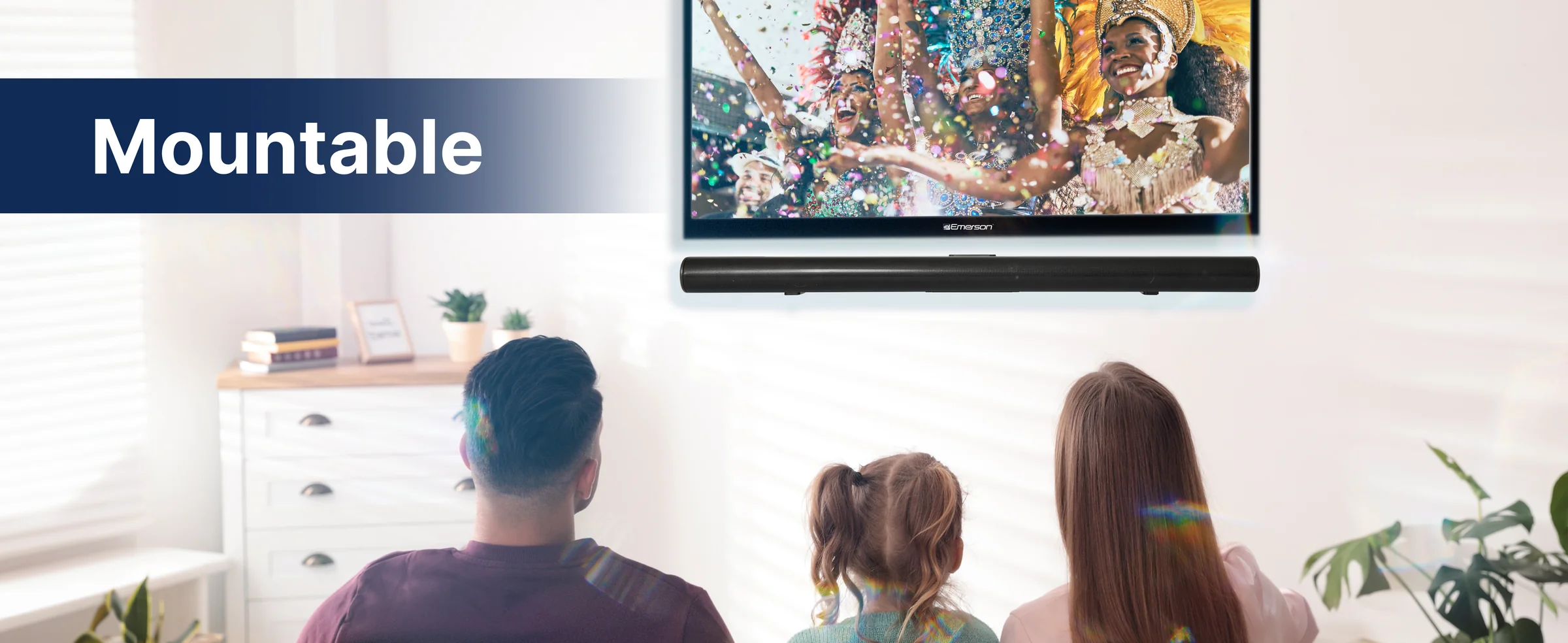 Emerson EHS-2002 Bluetooth® Soundbar with Remote Control
