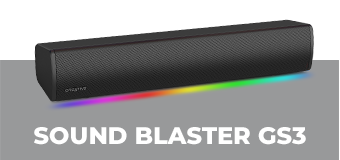 Creative SoundBlaster GS5 Versatile RGB Gaming Soundbar with SuperWide Technology