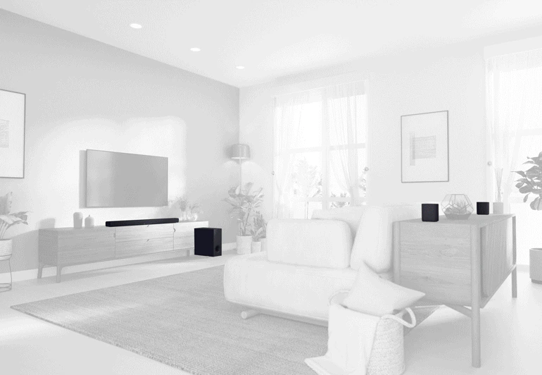 YAMAHA SR-X50ABL True X Bar 50A 280W 2.1.2-Channel Dolby Atmos Sound Bar System