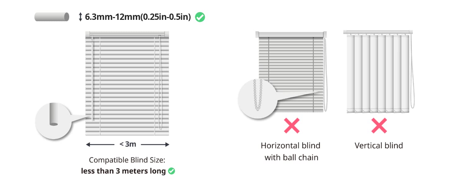 SwitchBot Blind Tilt Motorized Blinds - Smart Electric Blinds with  Bluetooth Remote Control, Solar Powered, Light Sensing Control, Add SwitchBot  Hub Mini to Make it Compatible with Alexa & Google Home 