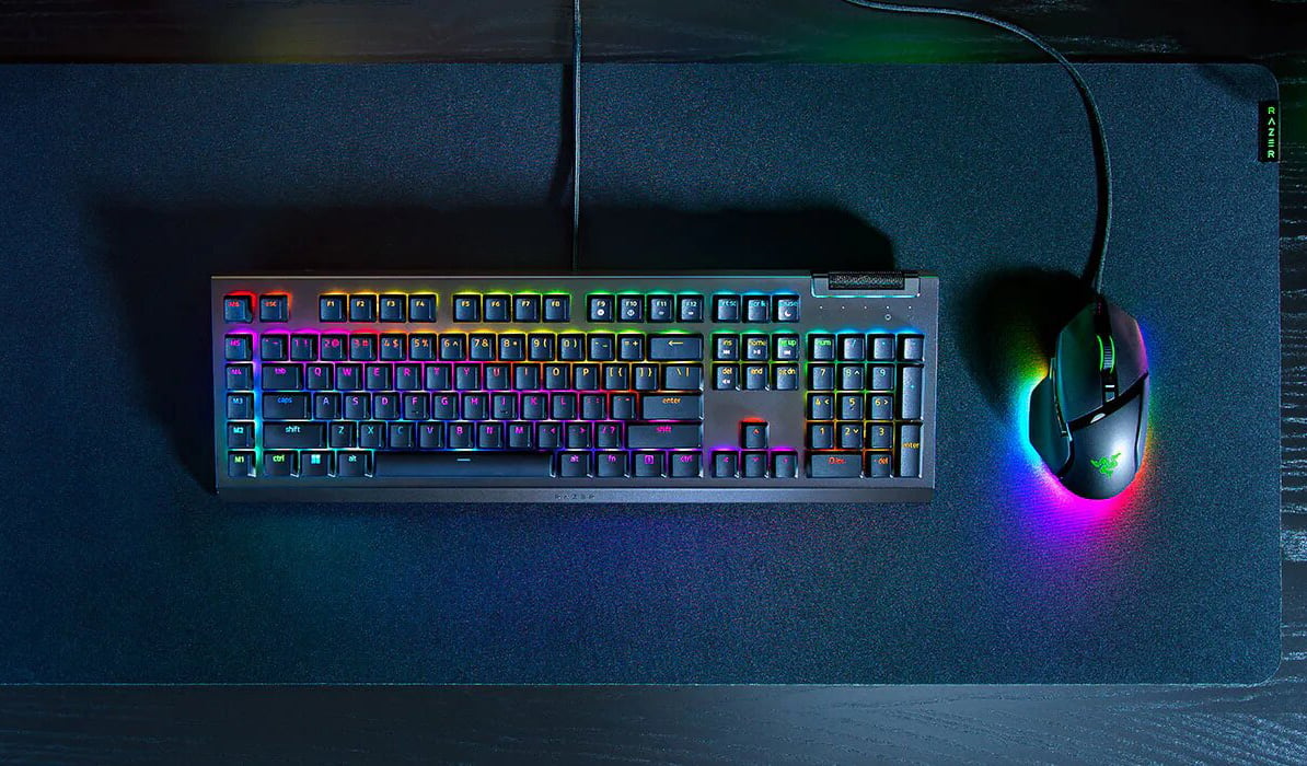 Razer BlackWidow V4 X Full Size Mechanical Gaming Keyboard