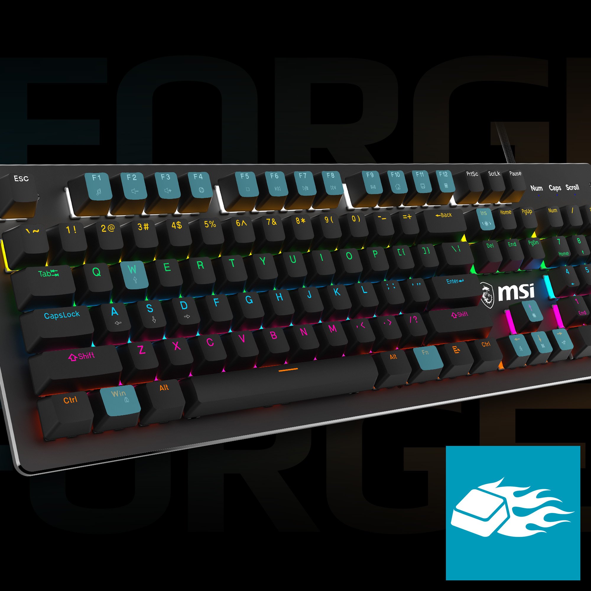 MSI FORGE GK300 Gaming Keyboard