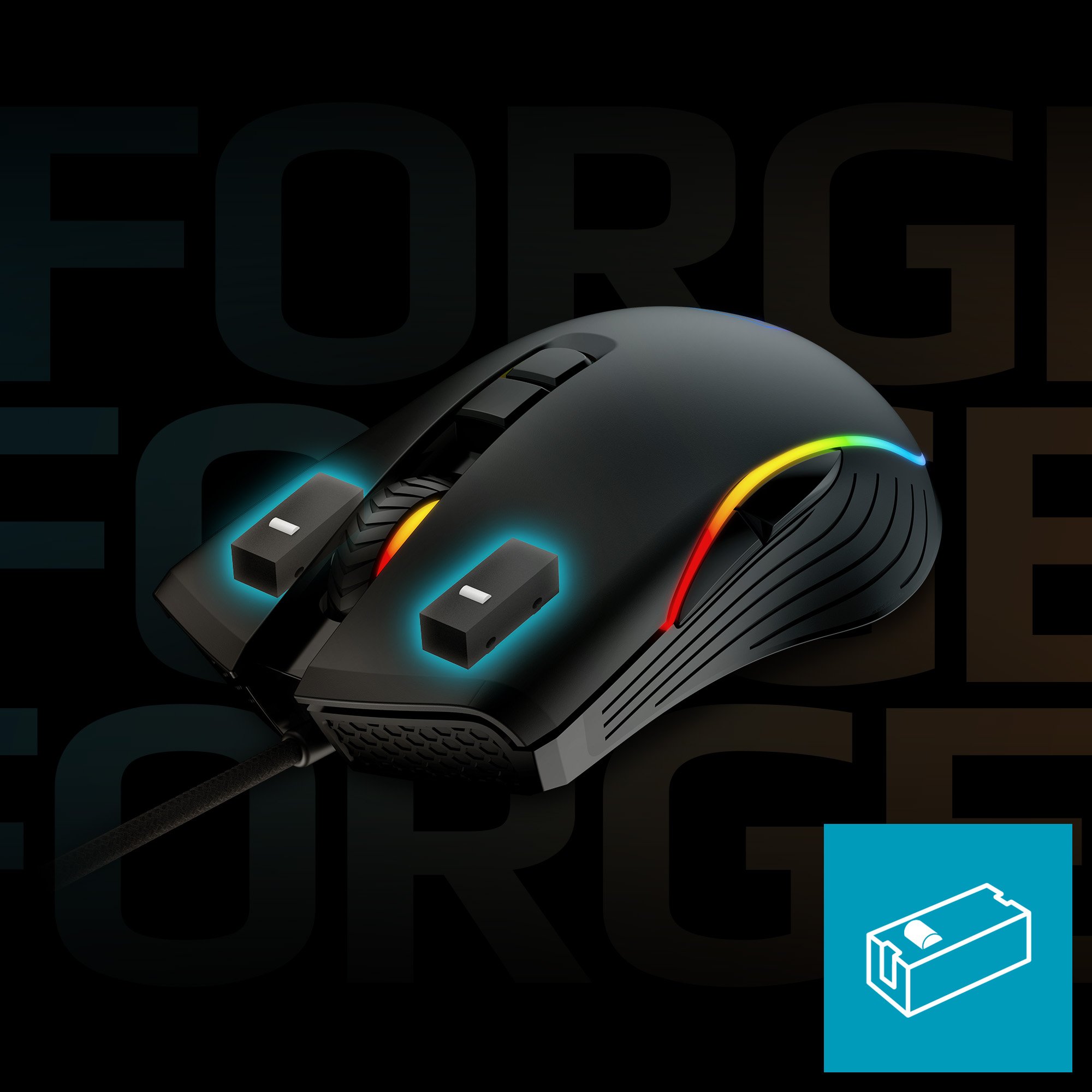 MSI FORGE GK300 Gaming Keyboard and Mouse Combo