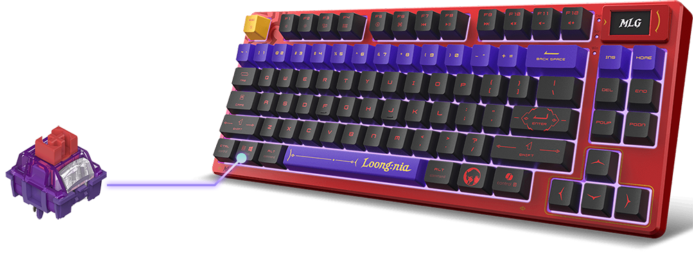 MSI Forge TKL Wireless MLG Edition Gaming Keyboard