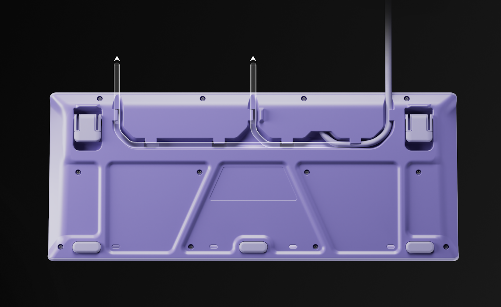 SteelSeries Apex 3 TKL Lavender Water Resistant Quiet Tenkeyless Keyboard with RGB Lighting