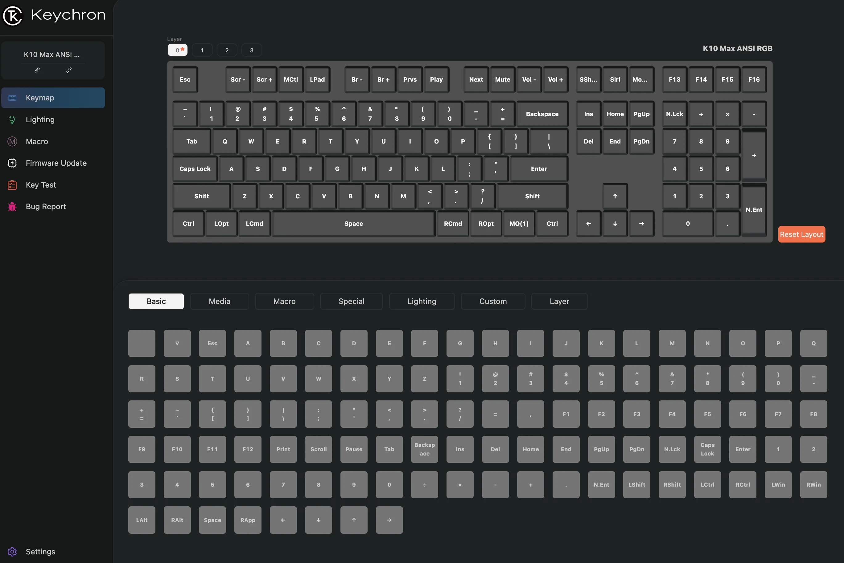 Keychron K10 Max RGB Hot-swappable Wireless Mechanical Keyboard