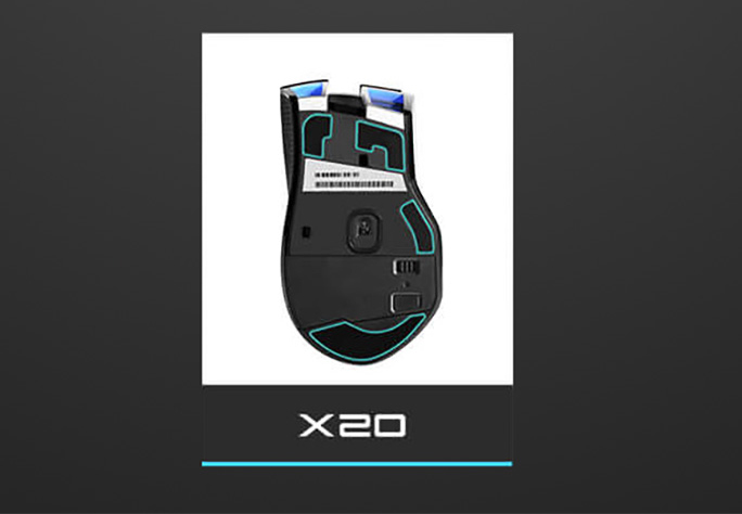 EVGA X20 Gaming Mouse, Wireless, Black, Customizable, 16,000 DPI