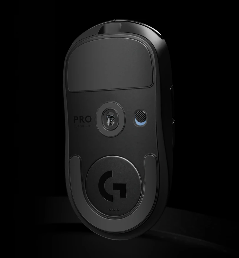 Logitech G Pro X Superlight 2 Wireless Gaming Mouse (32000 DPI, HERO 2  Sensor, Hybrid Optical Mechanical Switches, 2000Hz Polling Rate, Black)