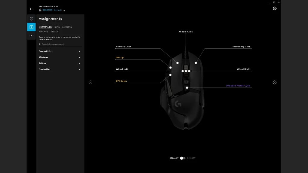 Logitech G502 Hero Mouse : How to Change DPI Settings 