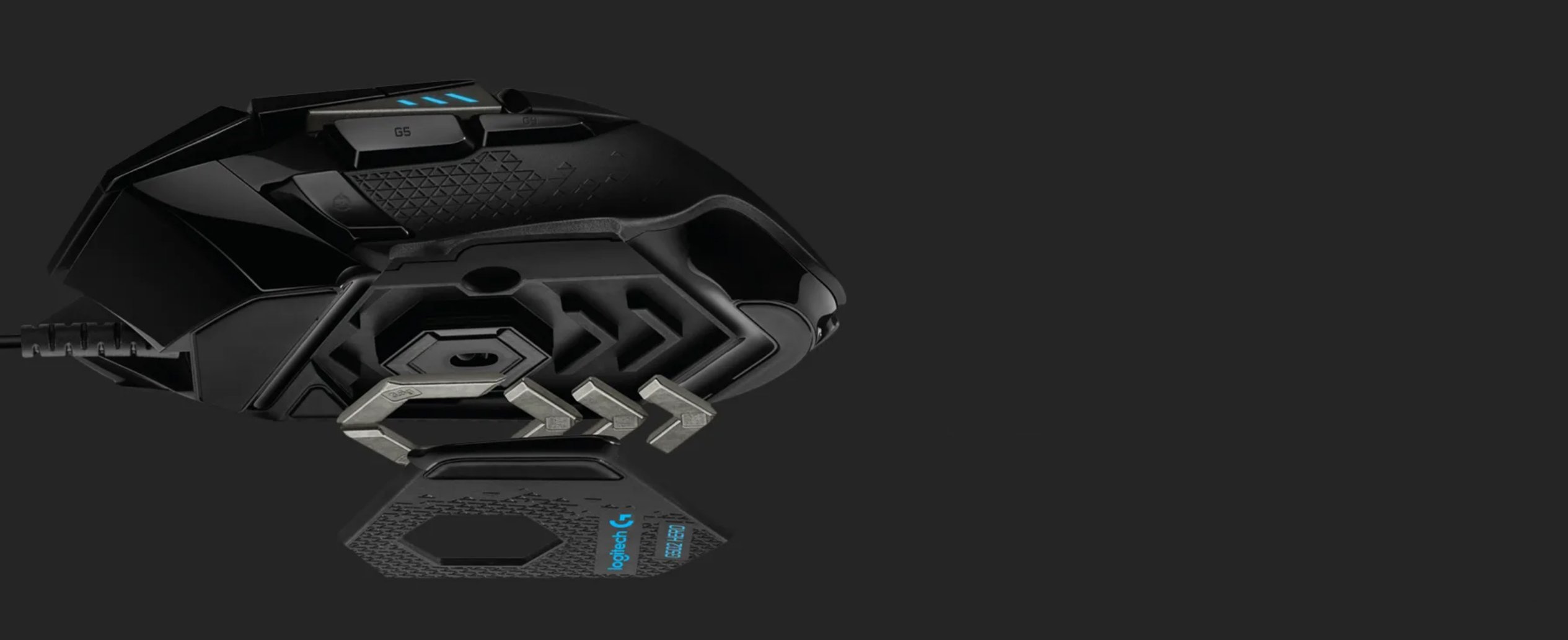 Logitech G502 Hero KDA Gaming Mouse | HERO 25K | RGB | Adjustable Weights |  11 Programmable Buttons | On-Board Memory