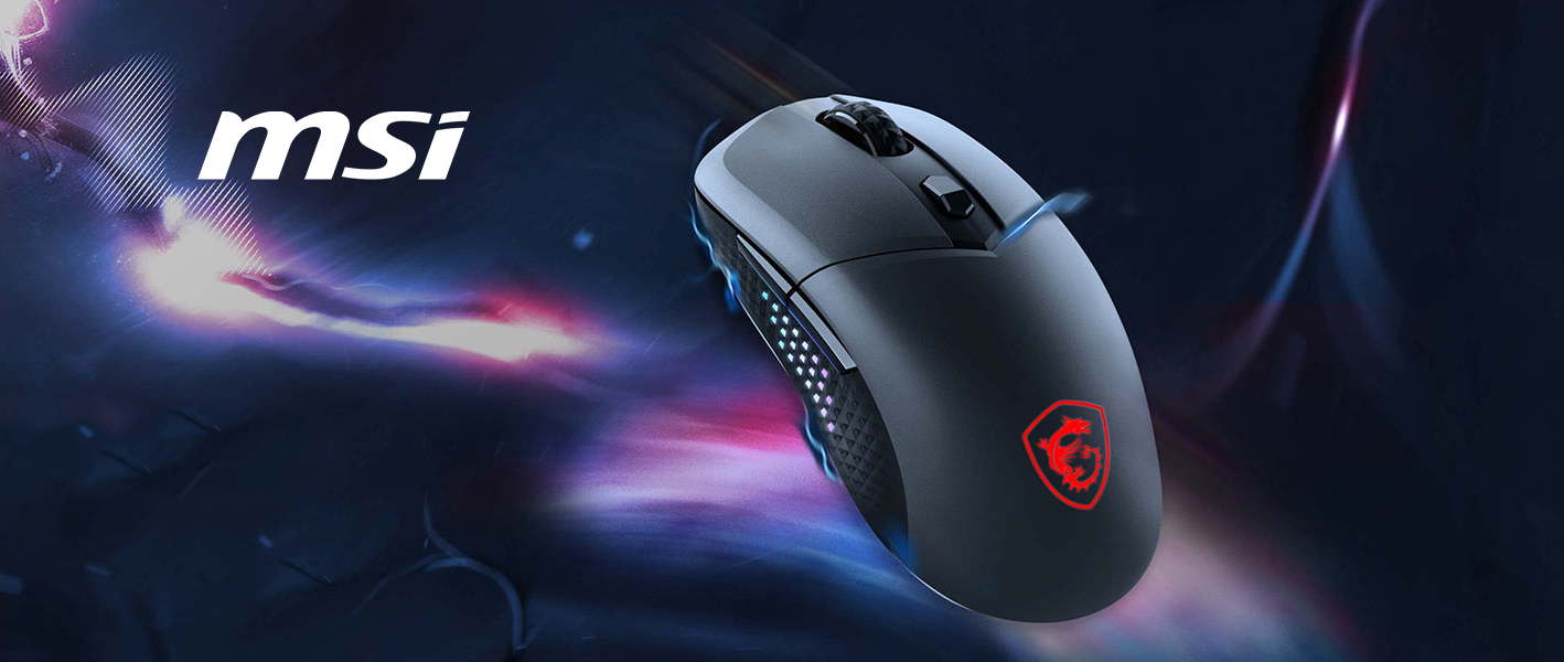 MSI VERSA 300 ELITE Optical Wireless Gaming Mouse