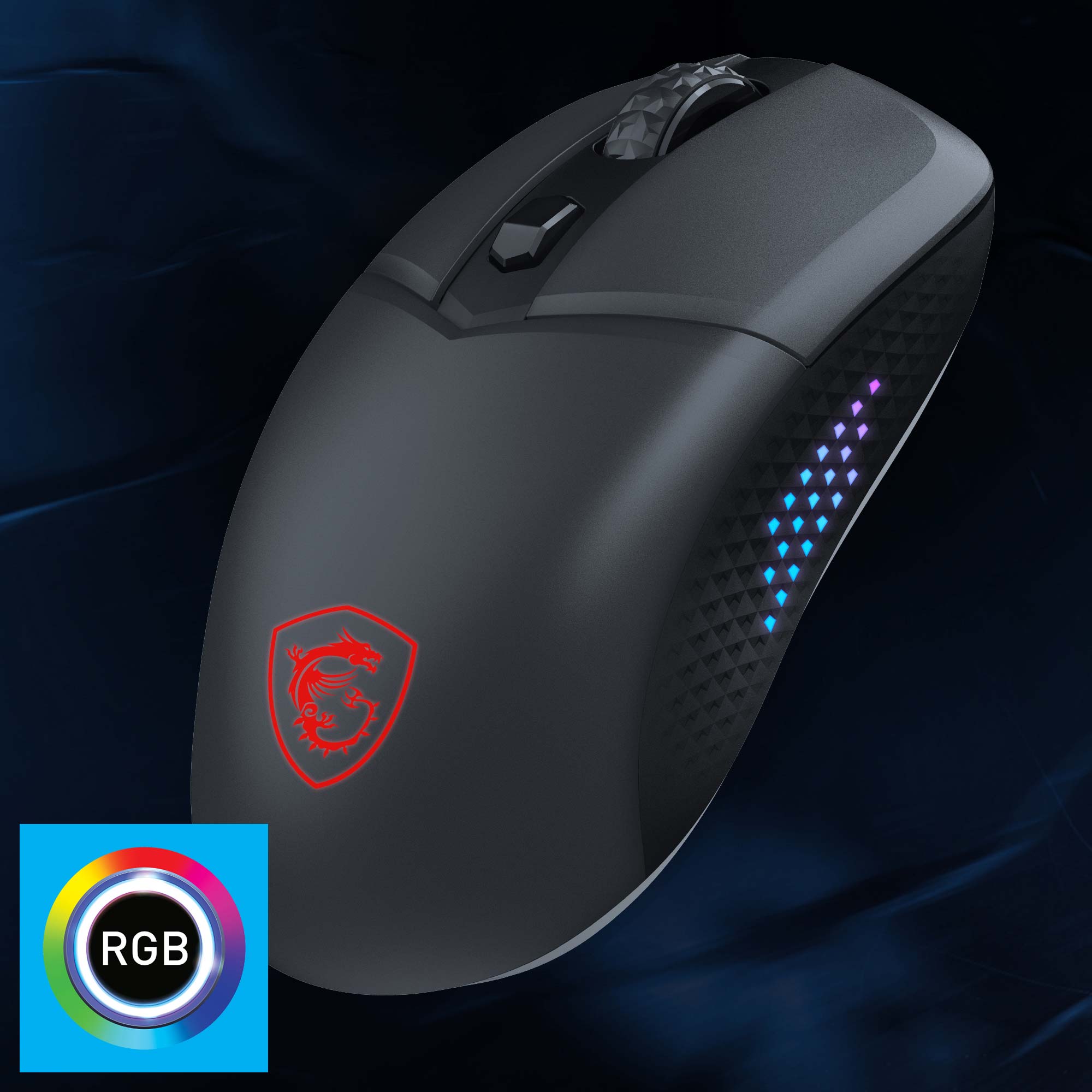 MSI VERSA 300 ELITE Optical Wireless Gaming Mouse