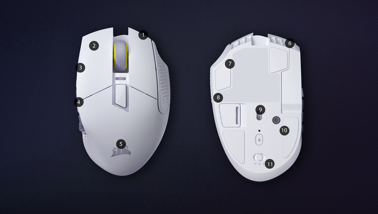 Corsair Scimitar Elite Wireless SE MMO Gaming Mouse