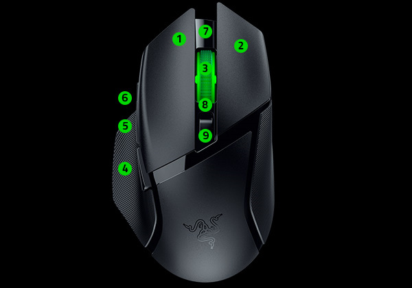 Razer Basilisk X V3 Hyperspeed Wireless Optical Gaming Mouse
