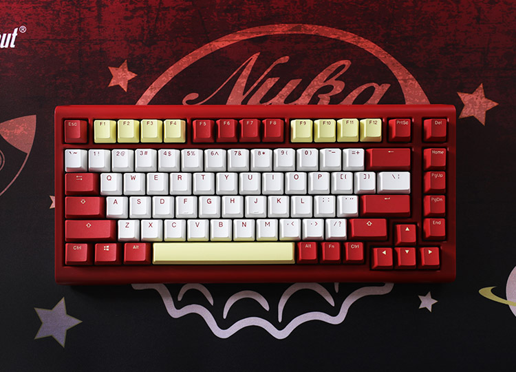 Ducky Tinker 75 Nuka Cola RGB Mechanical Keyboard/Mousepad Bundle