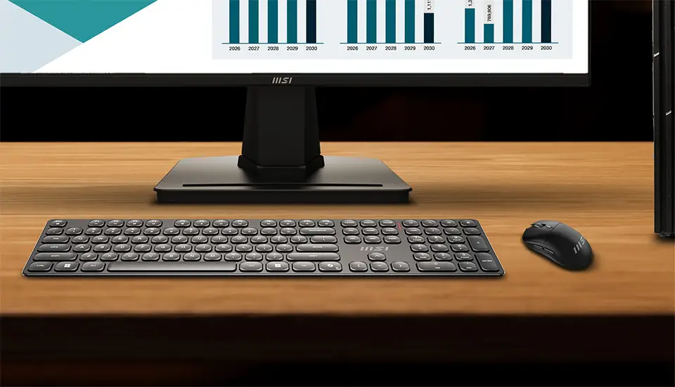 MSI Forge K210 Wireless Keyboard & Mouse Combo