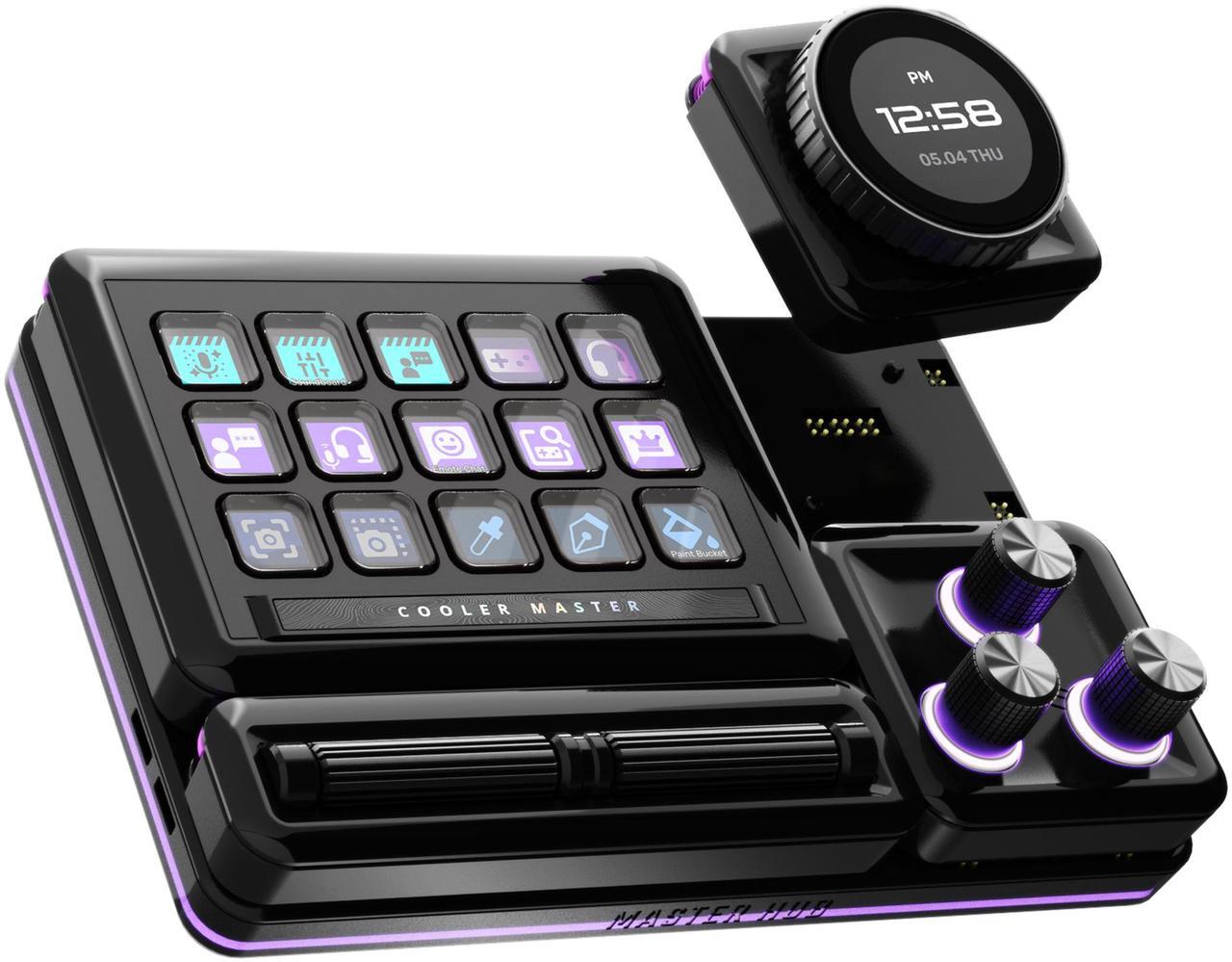 Cooler Master MasterHUB Encoder Dial with IPS Display Module