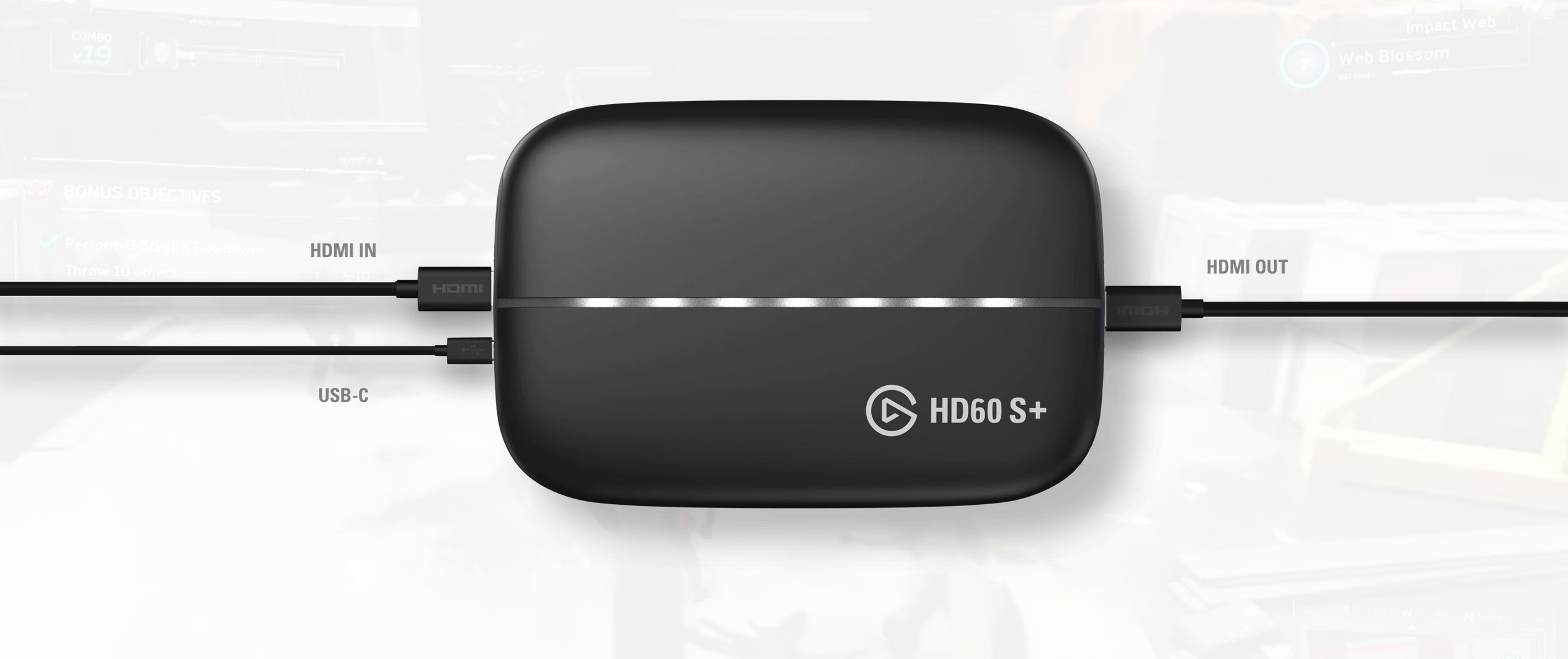 REFURBISHED Elgato HD60 S+ Video Capture Card EASY CONNECTION, 1080p60  HDR10 840006609292